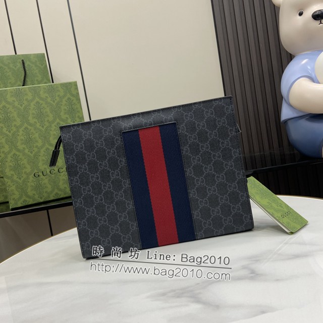 Gucci專櫃古馳最新款Ophidia系列手包男士手拿包 jh2279型號：475316